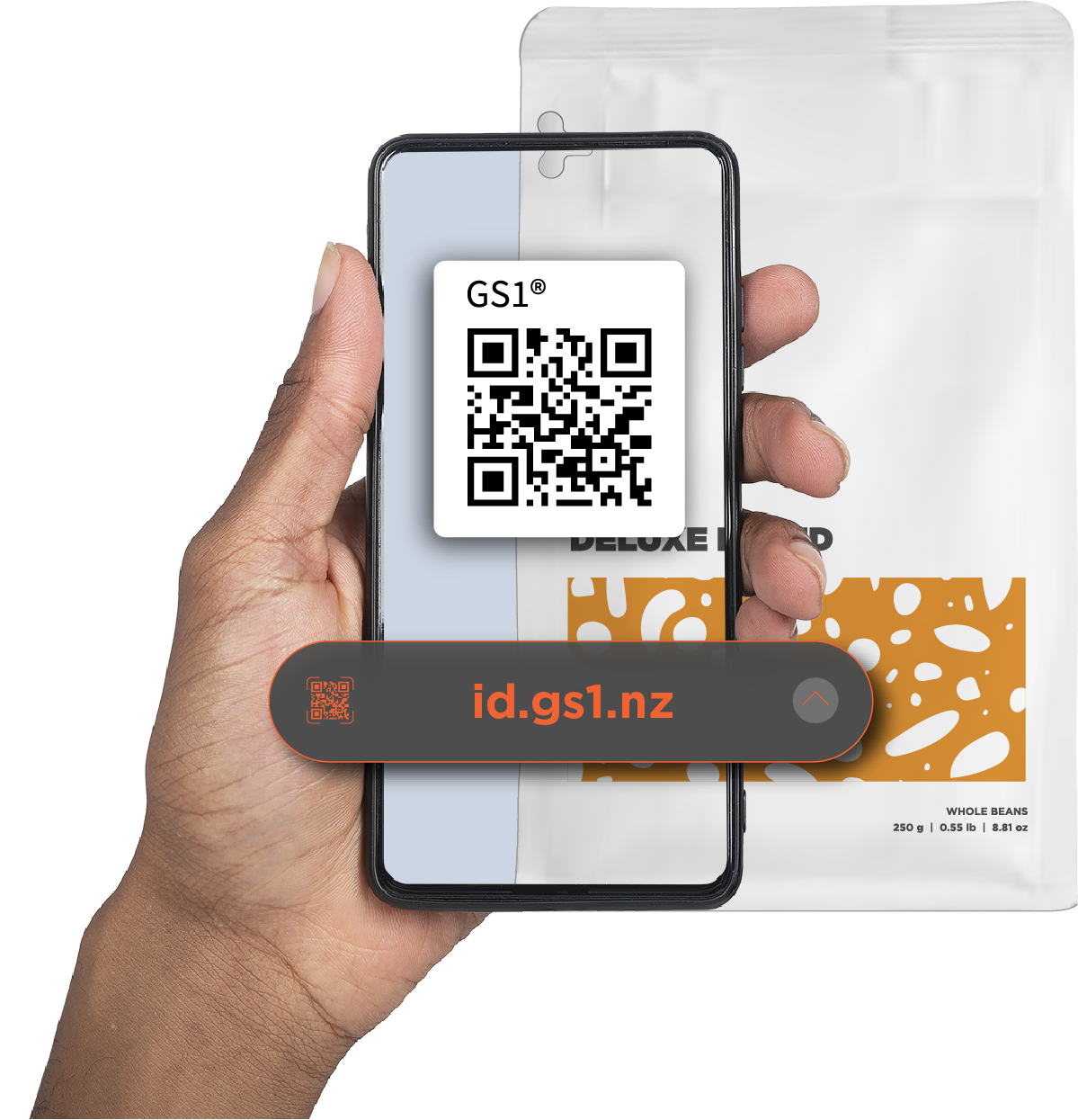 QR Code scanning to id.gs1.nz
